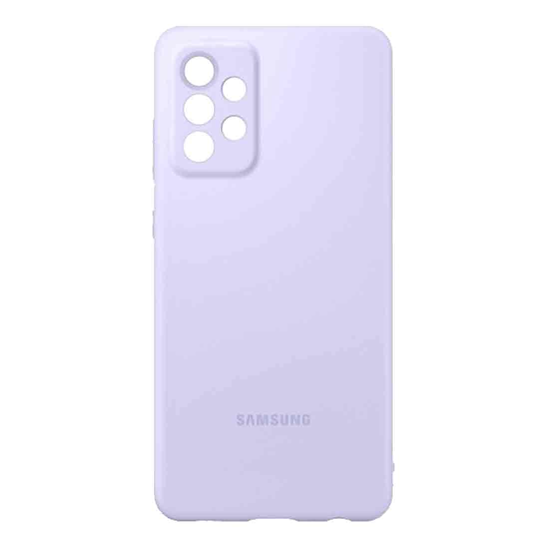 Samsung Galaxy A72 Slim Silikon Kılıf - Mor