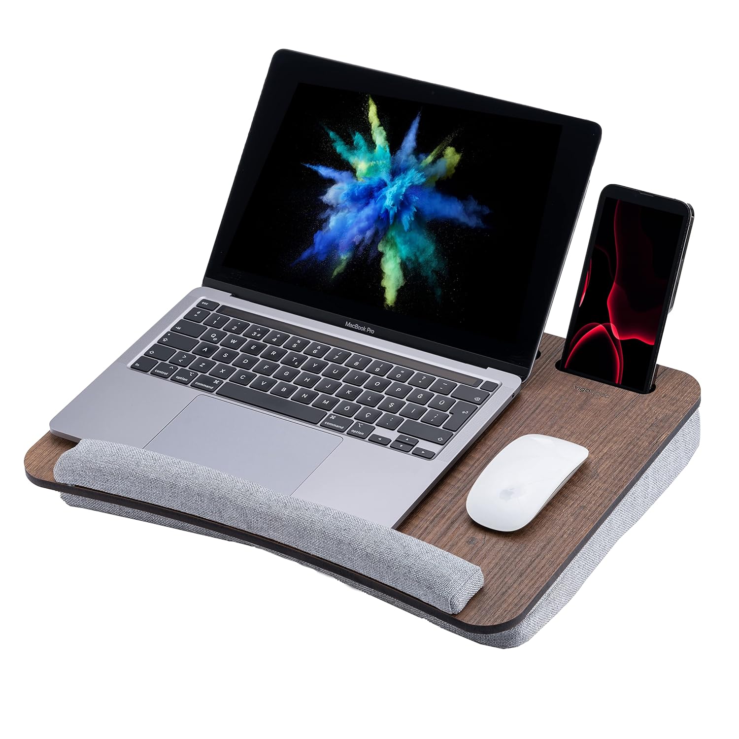 Vigo Wood - LS011 Minderli 13" ve 15.6" Laptop Sehpası