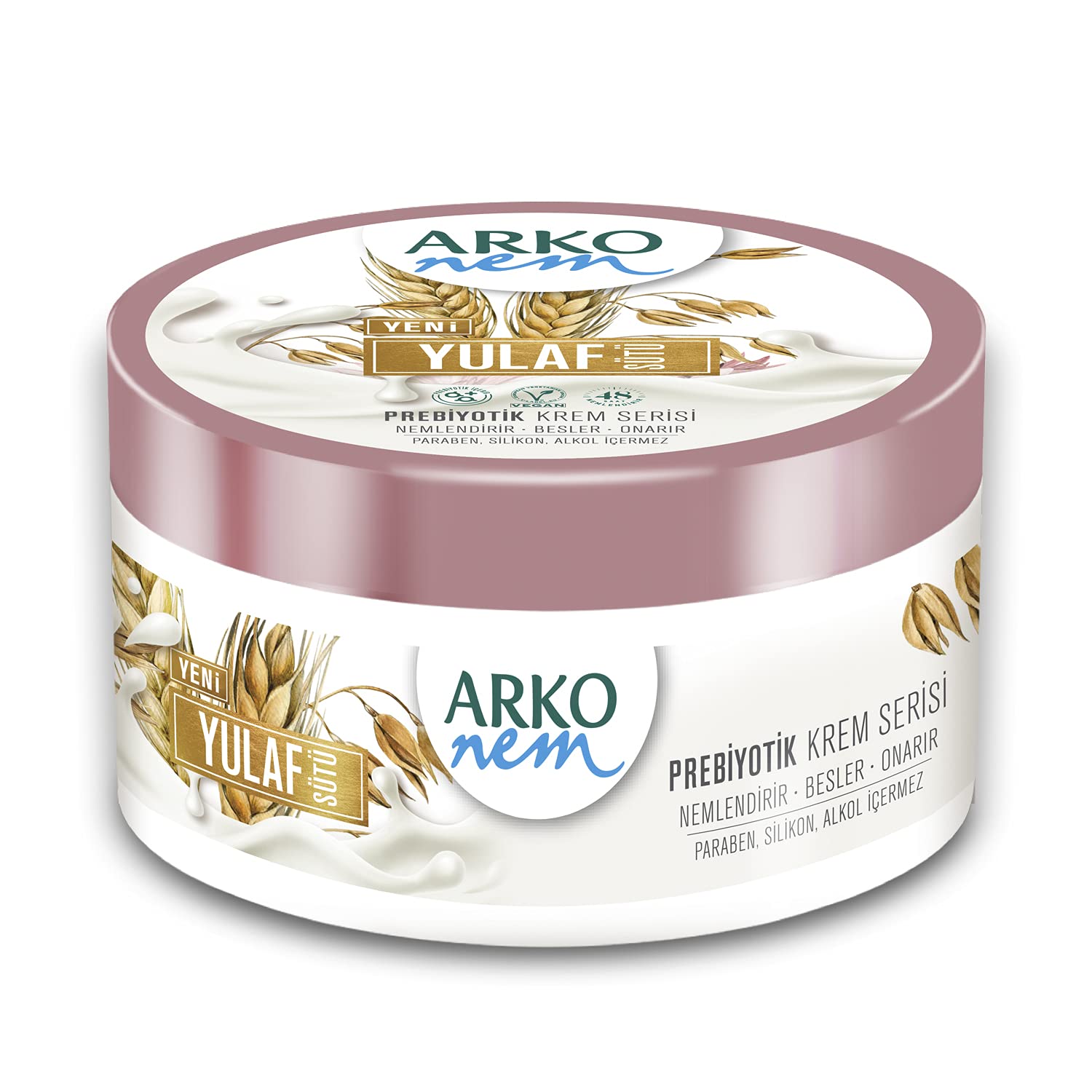 Arko Nem Prebiyotik Krem Serisi Yulaf Sütü 250 ml El ve Vücut Kremi
