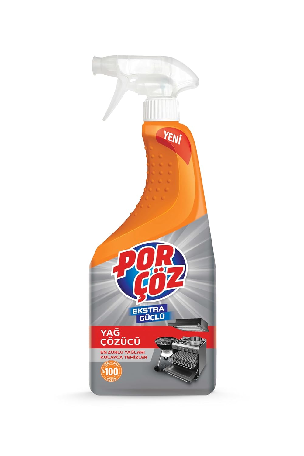Porçöz Ekstra Güçlü Yağ Çözücü Sprey 750 Ml