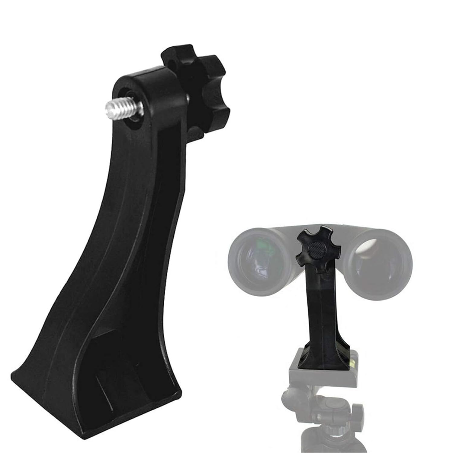 Microcase Dürbünü Tripoda Bağlamak için Dürbün ve Tripod Bağlantı Adaptörü - AL2515 SİYAH