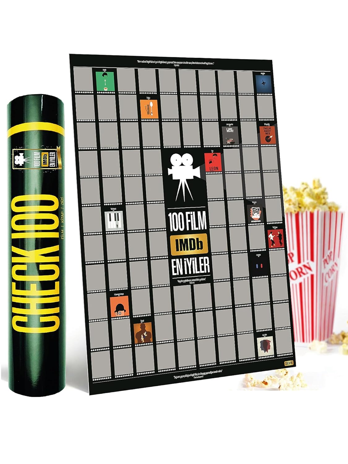 Check100 IMDb En İyi 100 Kazıkazan Film Posteri