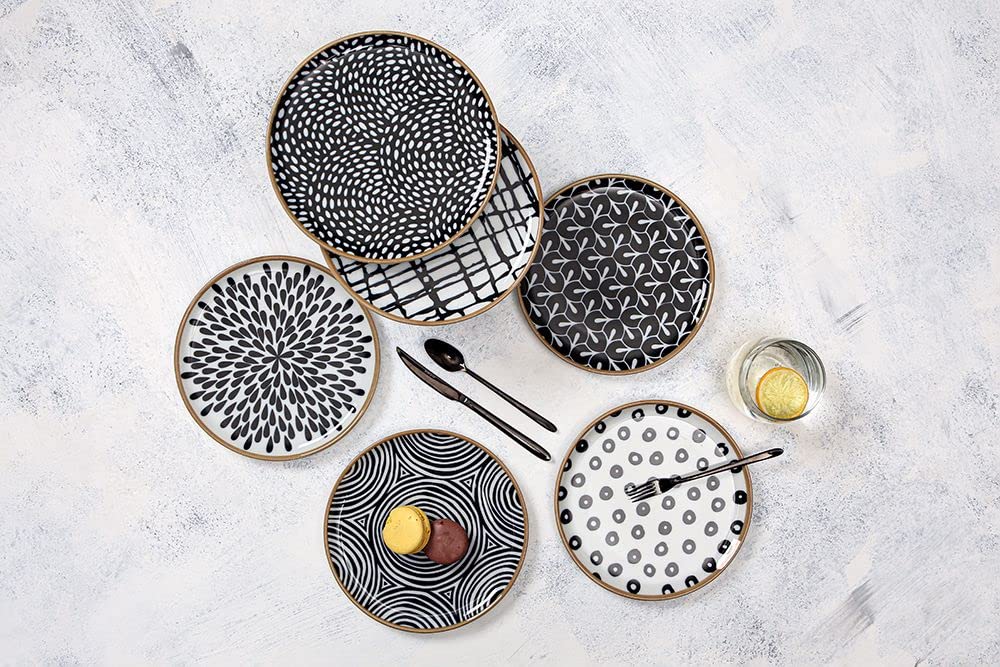 Porland Fractal 6 Parça 6 Kişilik Pasta Takımı