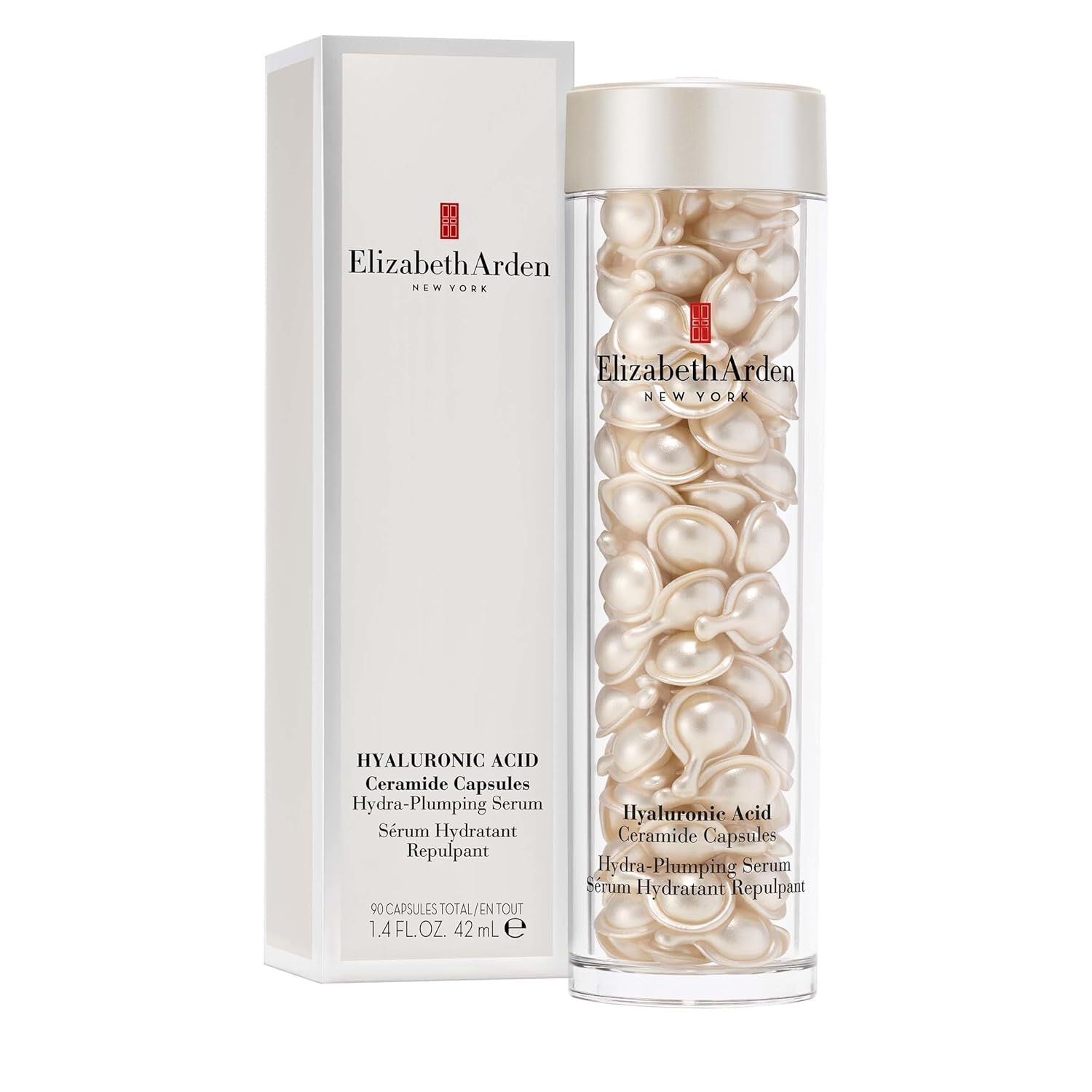 Elizabeth Arden Hyaluronic Acid Ceramide Capsules Hydra-Plumping Serum, 90 Adet