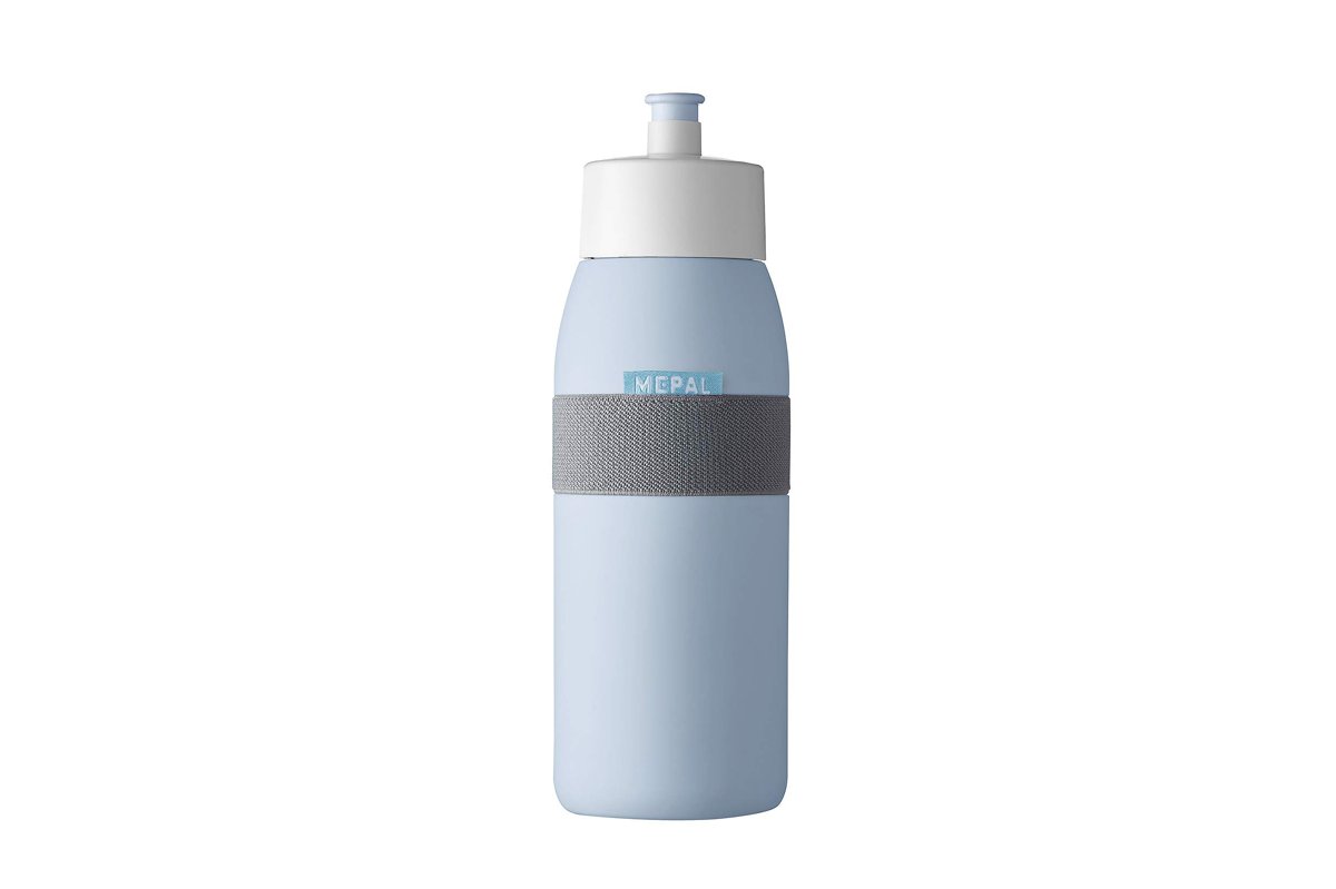 Mepal Ellipse Nordic Denim Sports su şişesi – 500 ml kapasite – Spor ve eğlence için pratik su şişesi – yumuşak çekmeli ağız parçası – bulaşık makinesinde yıkanabilir