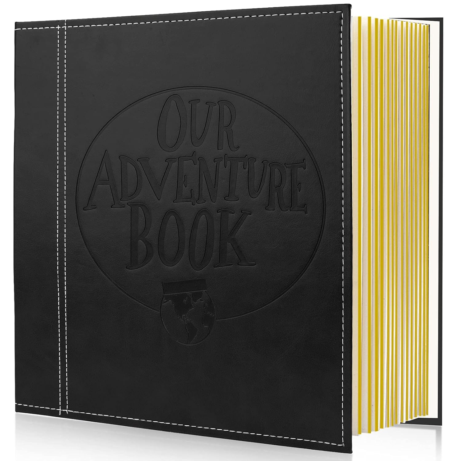 Manyetik Kendinden Yapışkanlı Sayfa Fotoğraf Albümü, Macera Kitabımız Deri Kapak Kendin Yap Albümleri Düğün Yıldönümü için 3 x 5, 4 x 6, 6 x 8, 8 x 10 Fotoğraf Tutar