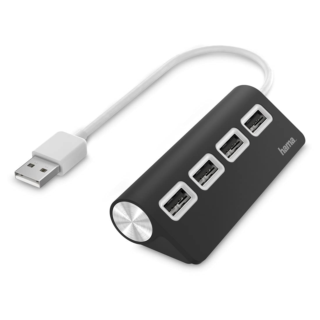 USB Hub, 4 Ports, USB 2.0, 480 Mbit/s, beyaz