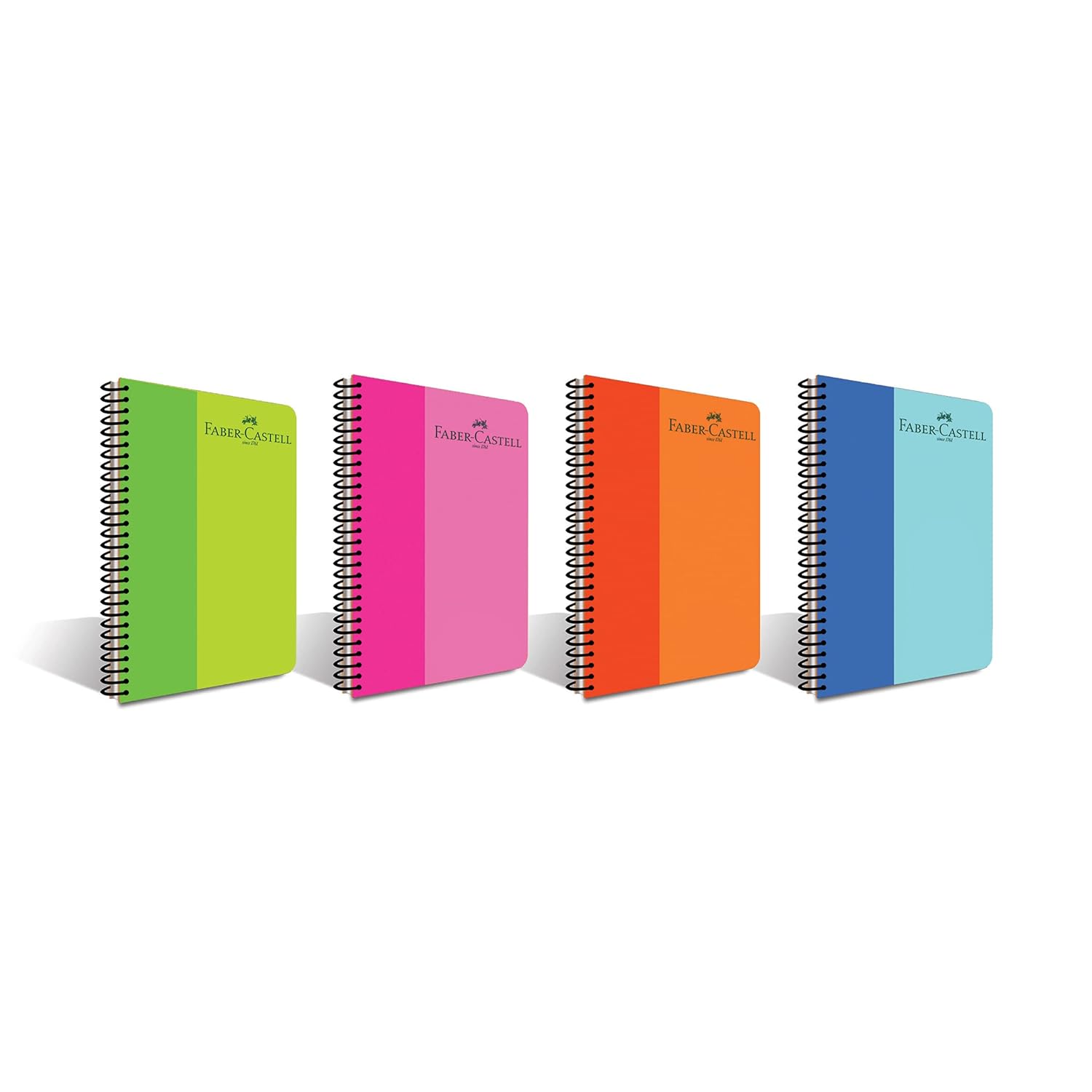 Faber-Castell PP Kapak BiColor Spiralli 120 YP Düz