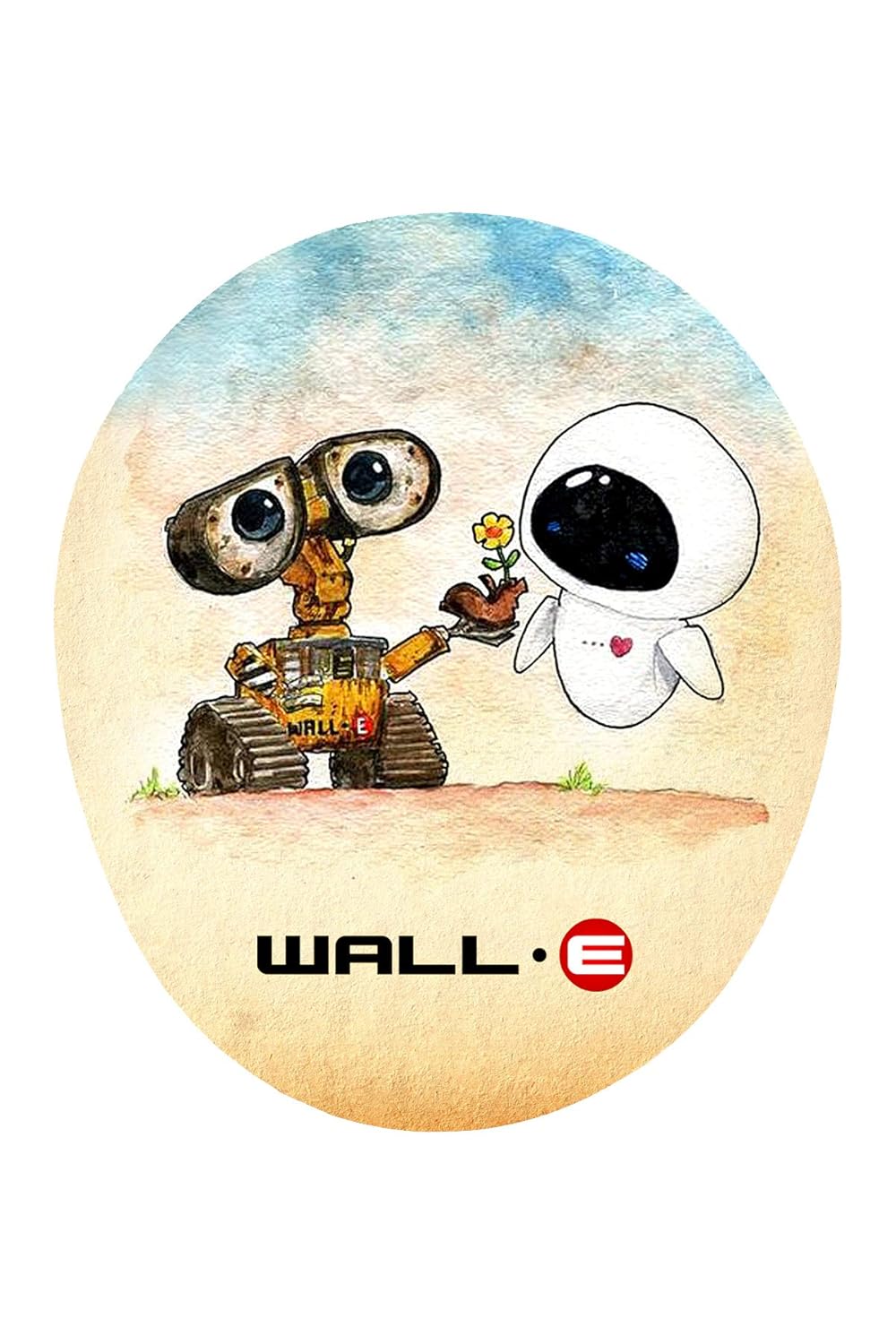 iyi fikirler Wall e ve Eve Tasarım Bilek Destekli Mouse Pad