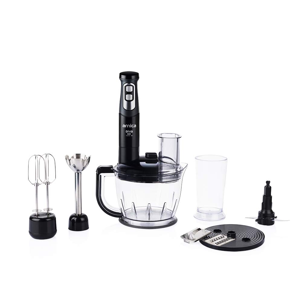 arnica GH21803 Diva Pro Rendeli El Blender Seti Siyah