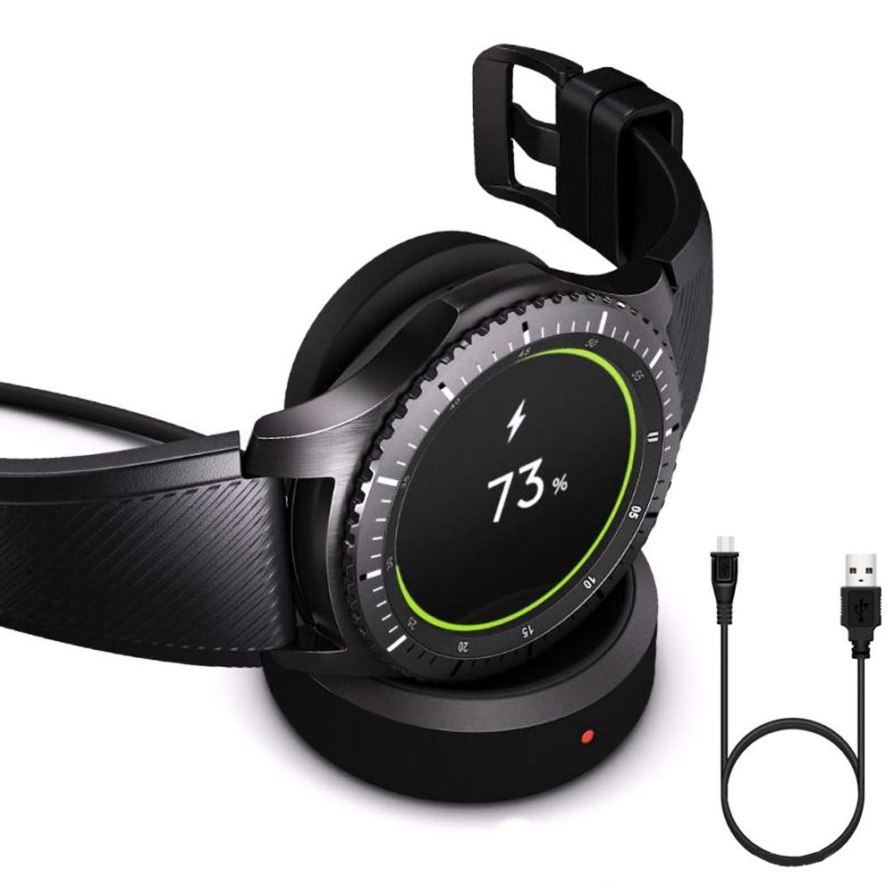 Coverzone Galaxy Watch Şarj Istasyonu Gear S2 Gear S3 Gear S4 Gear Sport Galaxy Watch İle Uyumlu Akıllı Saat USB Şarj Aleti