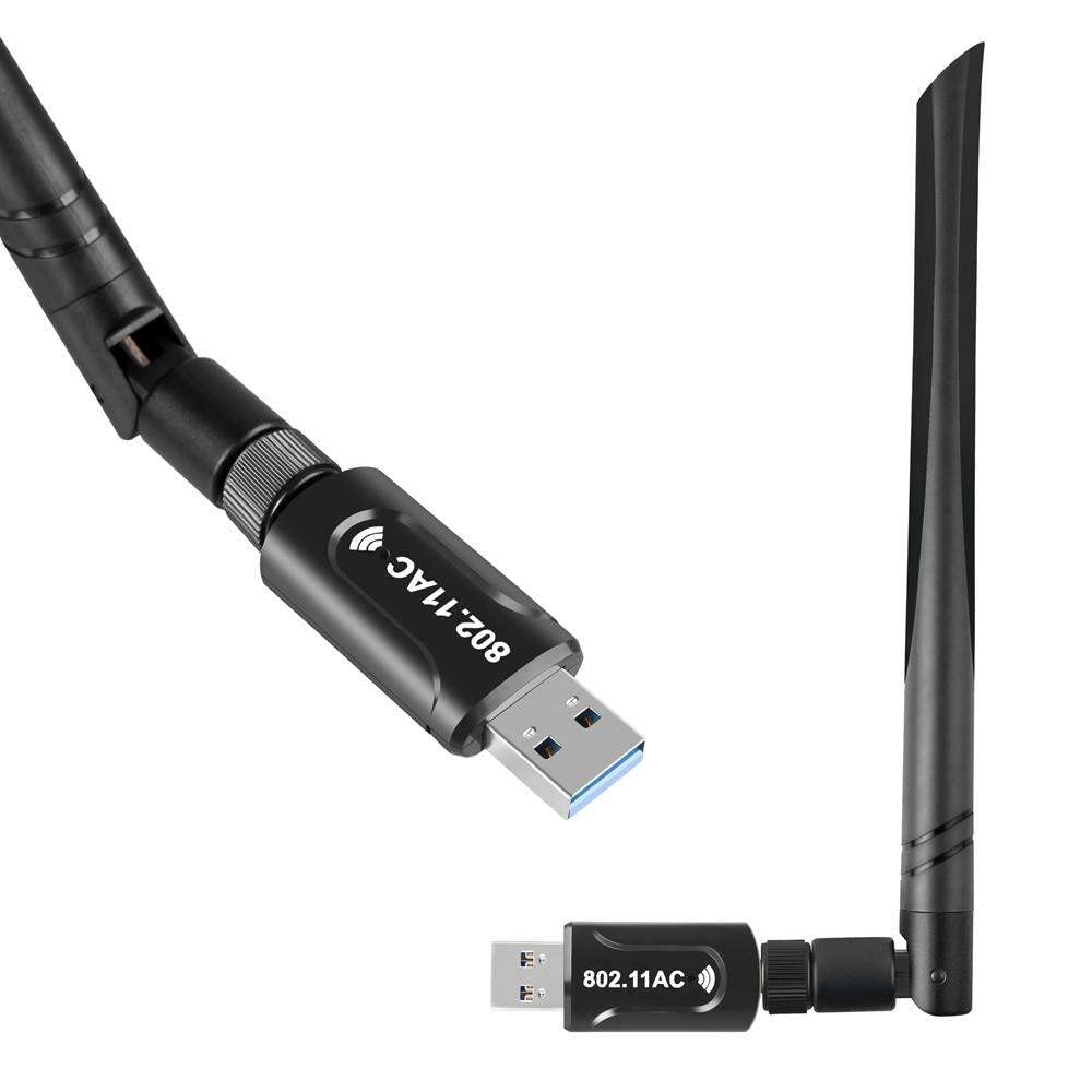 Juo USB 3.0 Dual Band 1200 Mbps Wi-Fi Kablosuz Alıcı Ağ Adaptörü