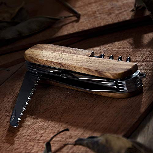 Valkyrie Ahşap Outdoor Kamp Cep Çakısı