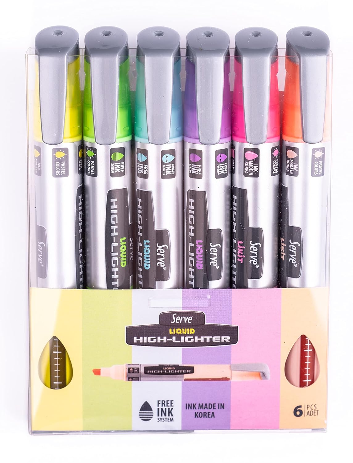 Serve Likit Pastel Kalem 6 Li