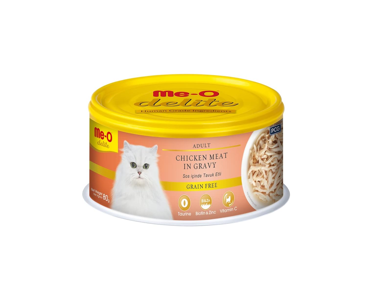 Me-O Delite Tavuk Etli Konserve, 80 gr