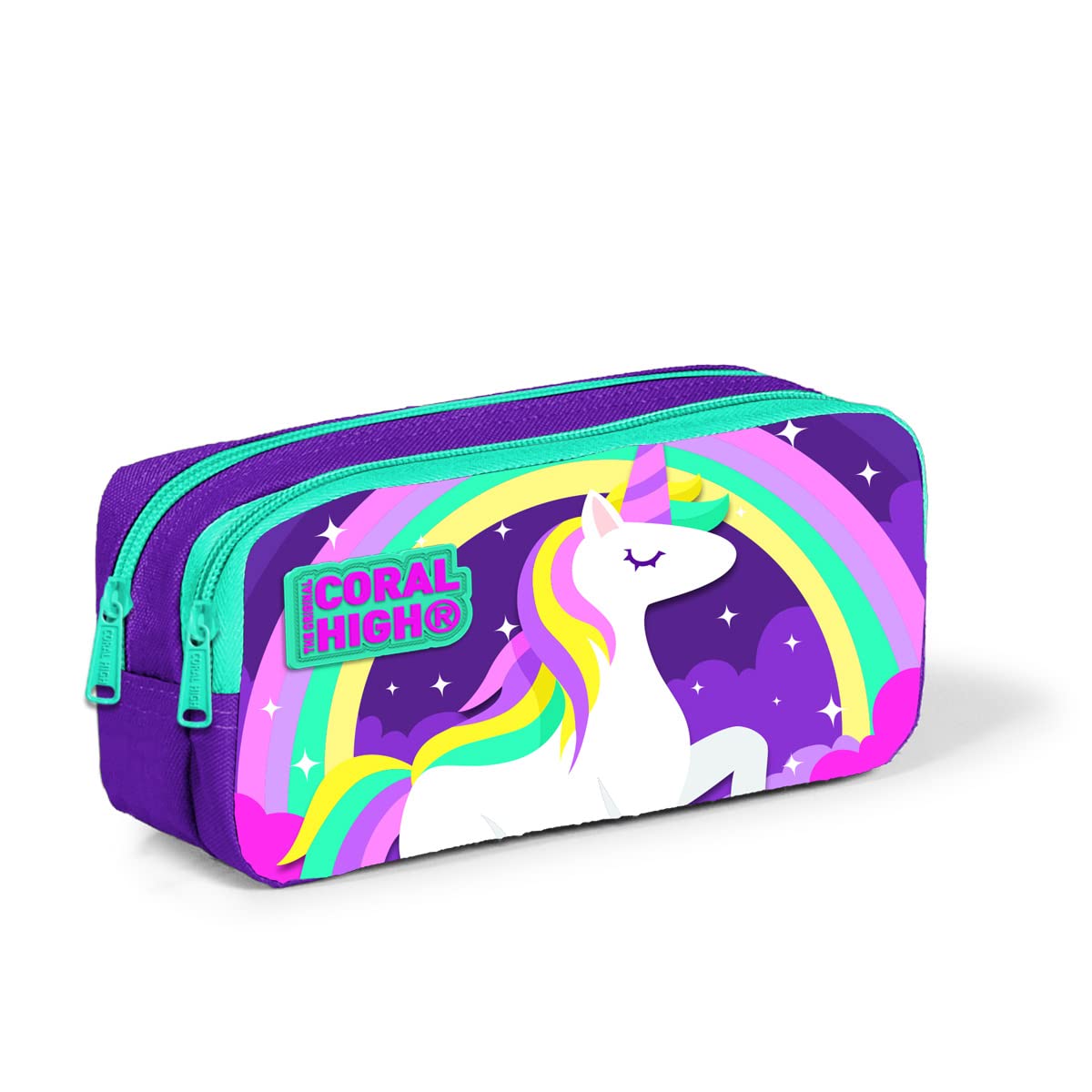 Coral High Unicorn Kalem Çanta, İki Bölmeli 22294