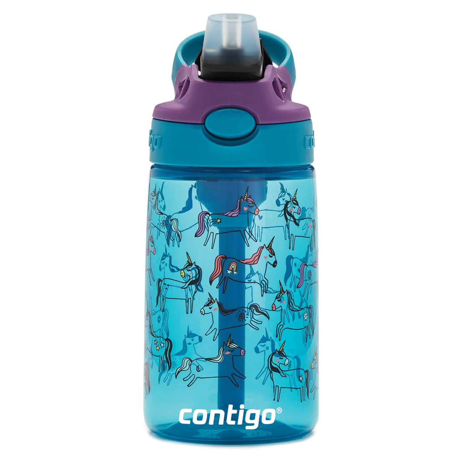 Contigo Gizmo Flip Pro Unicorn Tritan Çocuk Suluğu 420 Mavi