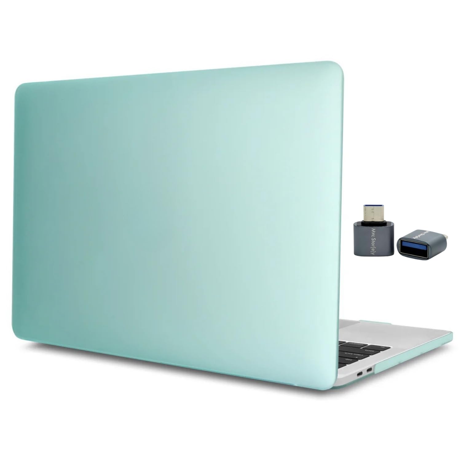 McStorey MacBook Air M1 Kılıf 13 inç Uyumlu – Mat Buzlu TPU Koruyucu Kapak A2337 / A2179 / A1932 Çizilmeye ve Darbelere Karşı Koruma Açık Yeşil