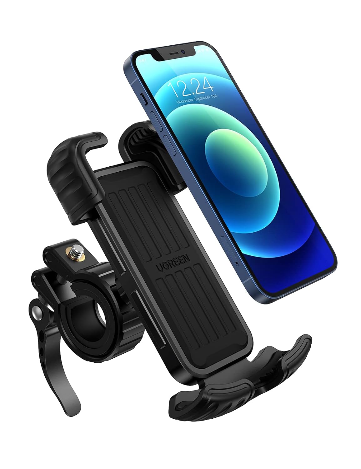 UGREEN Bisiklet Telefon Montaj Motosiklet Telefon Tutucu Bisiklet Dağ Motosiklet Gidon Standı iPhone 13 Pro Max 12 11 XS XR 8+ 7 6, Galaxy S22 S21 S20 A71 A51 Piksel ile Uyumlu