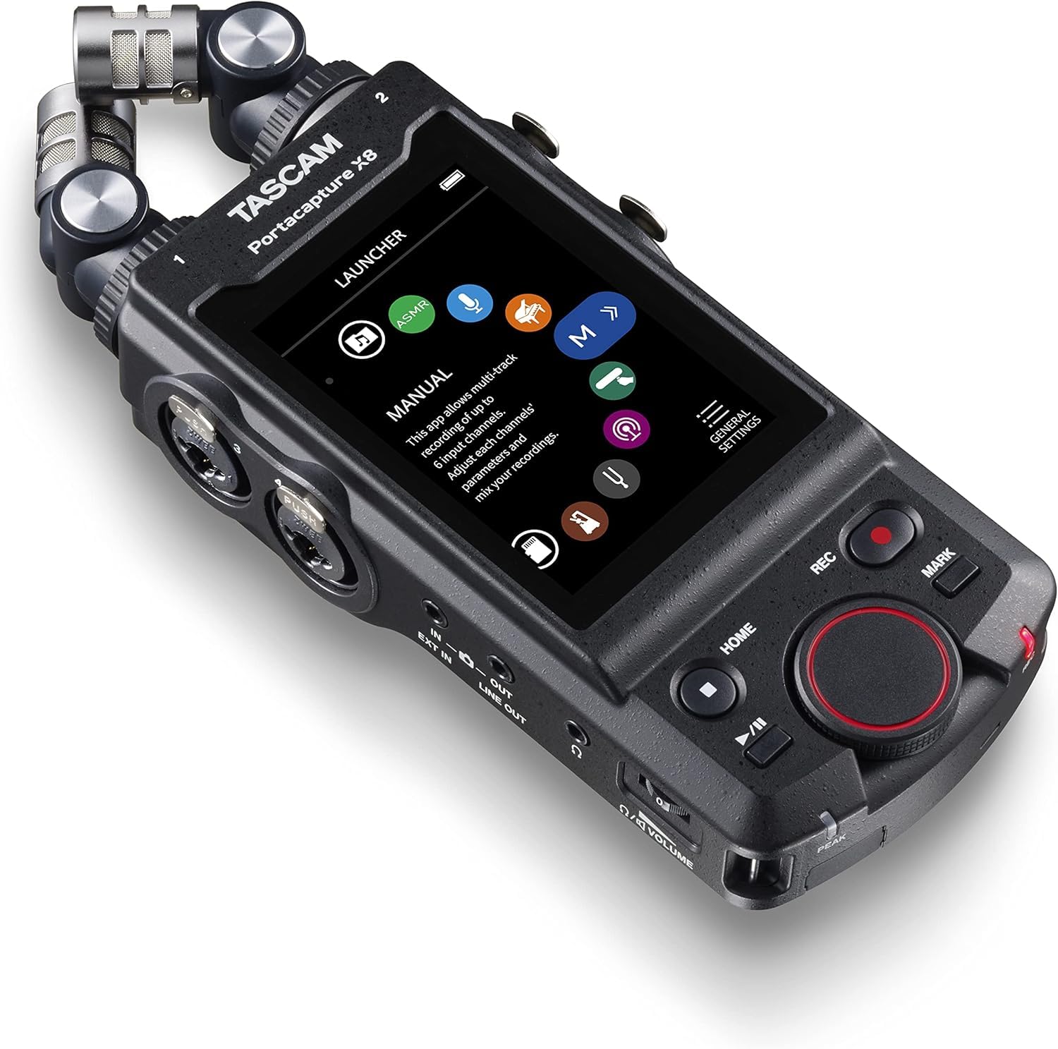 Tascam Portacapture X8 Dokunmatik Ekranlı Çok Kanallı El Tipi Kayıtçı