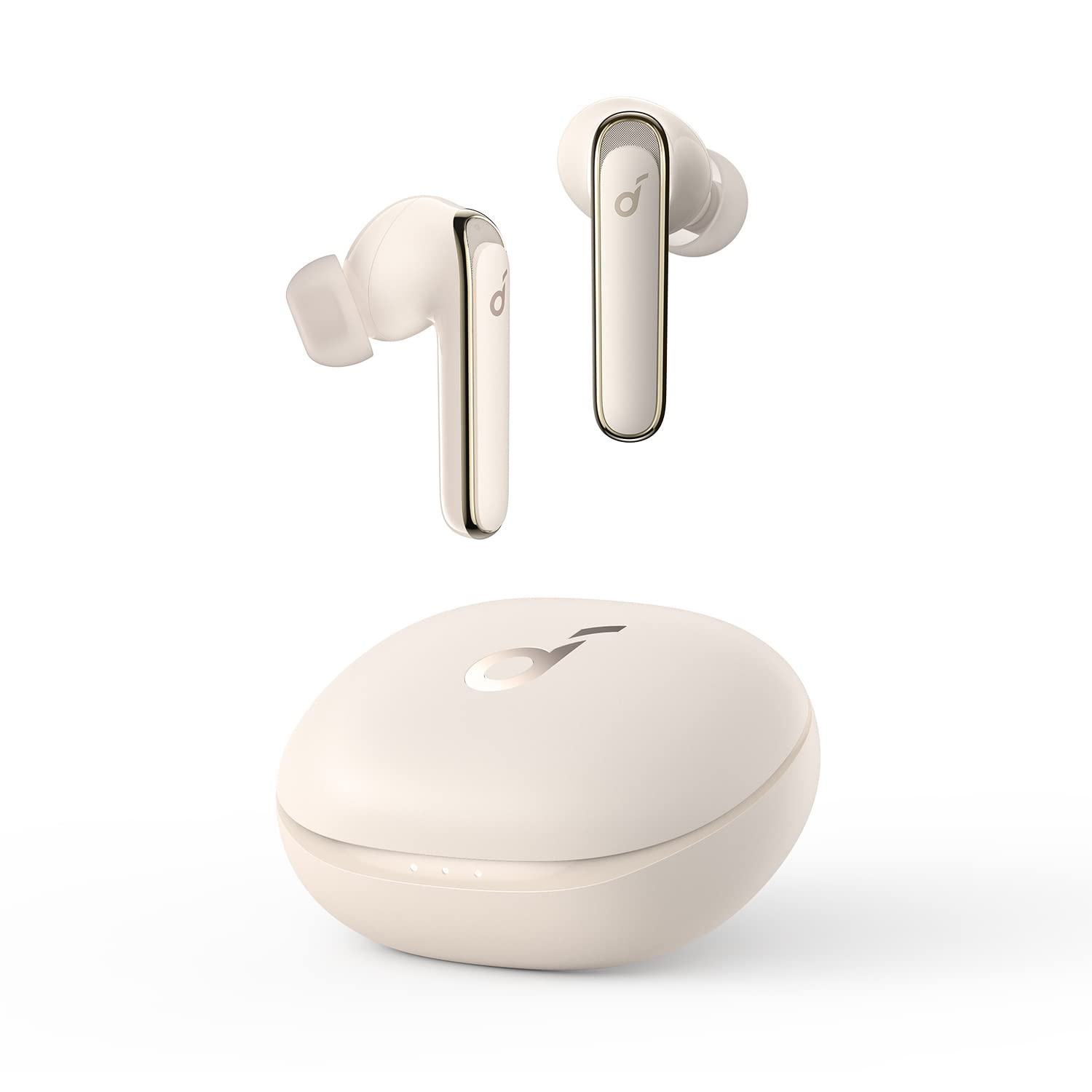 Soundcore by Anker Life P3 Çoklu Aktif Gürültü Engelleme Özellikli TWS Kulaklık, 35 Saate Kadar Dinleme Süresi, AI ile Geliştirilmiş Aramalar, Kablosuz Şarj, Bluetooth 5.2 - Yulaf Beyazı