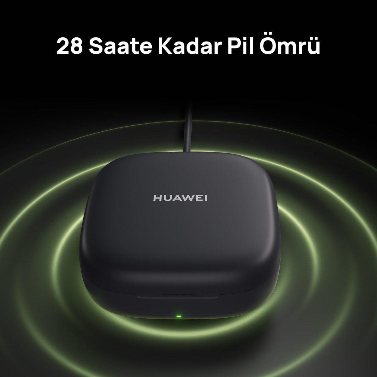 HUAWEI FreeArc Açık Tasarımlı Kulaklık, Yüksek Ses Kaliteli Bluetooth Kulaklık, Güvenli Uyum ve Konfor, IP57 Suya Dayanıklılık, 28 Saat Çalma Süresi, Sporcu Kulaklıkları, iOS&Android&Windows, Siyah