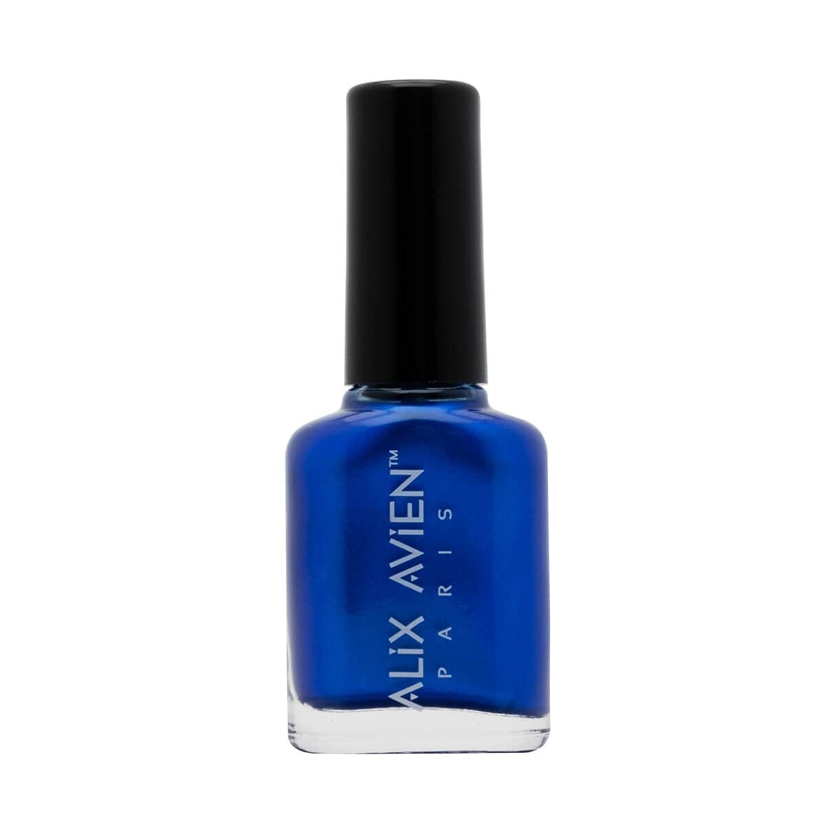 Sedefli Saks Mavi Oje 34 - Yüksek Pigmentli Uzun Süreli Kalıcılık Hızlı Kuruma - Nail Lacquer 34