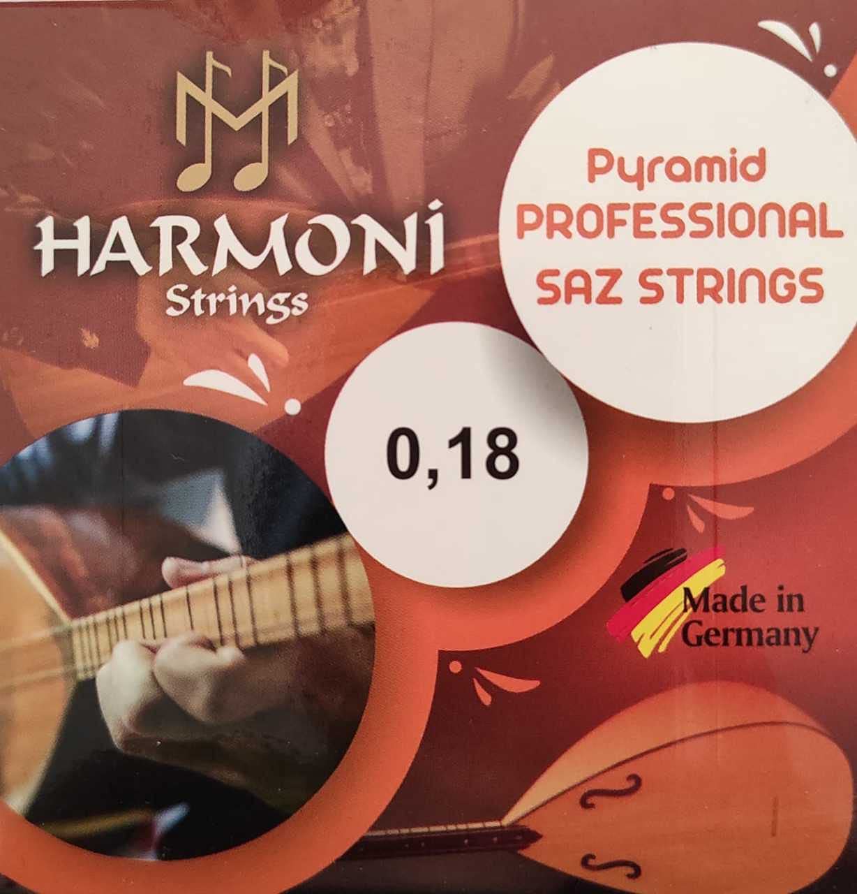 Raymond Joes HRM18P Pyramid Kısa Sap Saz Bağlama Teli Takım Profesyonel Piramit (Alman Malı)