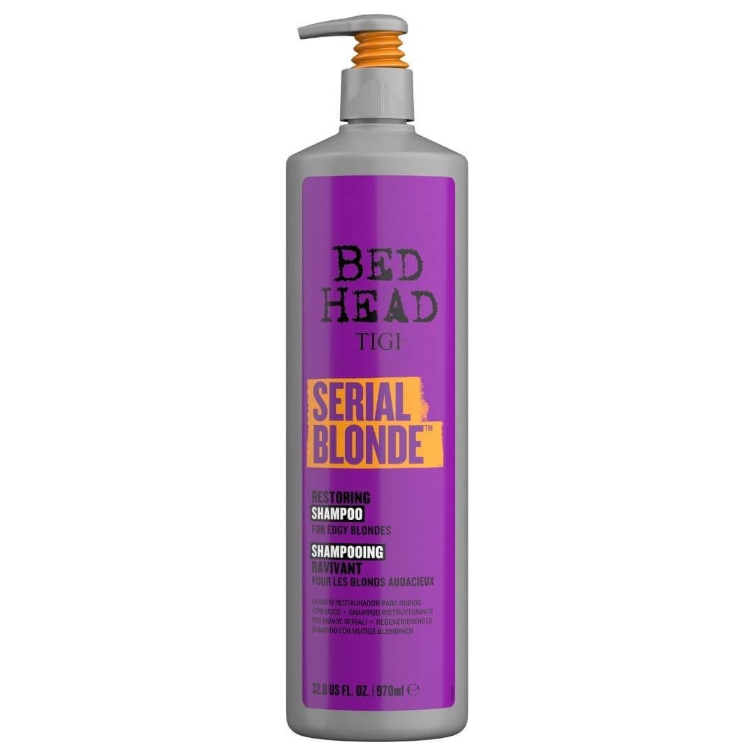 TIGI Bed Head Serial Blond Sarı Saçlar için Onarıcı Şampuan 970 ml