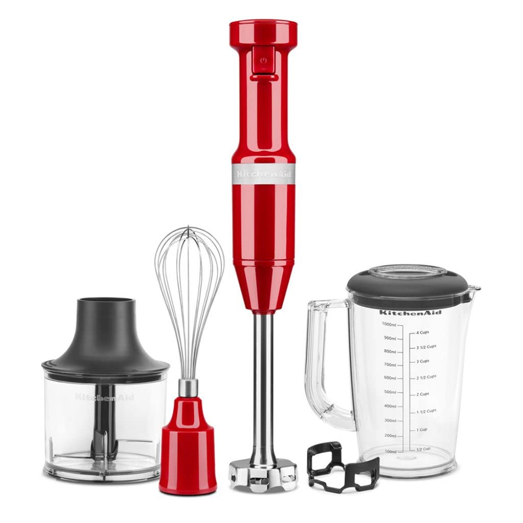 Kitchenaid Aksesuarlı El Blenderi 5KHBV83EER -Empire Red