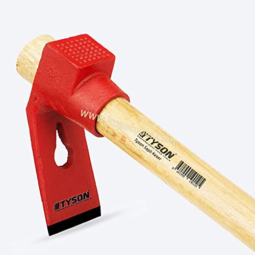 Kupa Tyson Kırmızı Çelik Saplı Keser