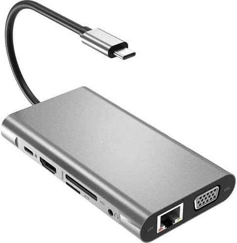 Daytona FC31 Macbook Uyumlu Type-C™ USB-C to 4* USB 3.0 4K 1080p HD HDMI VGA RJ45 Pd Aux Ses Sd Tf K