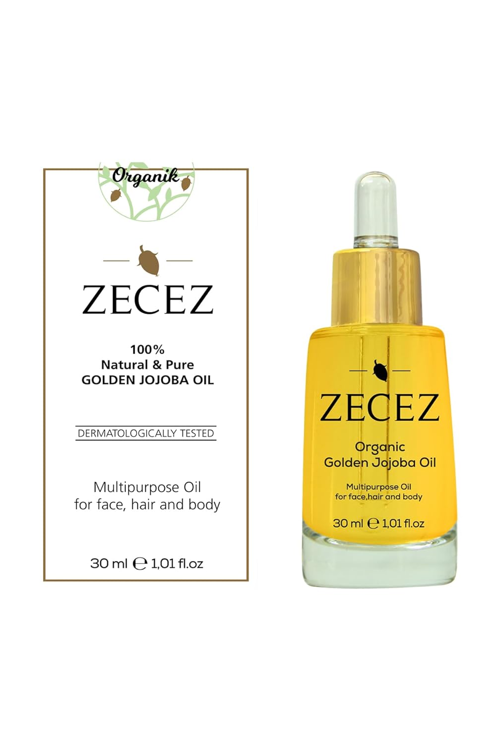 ZECEZ Organik Jojoba Yağı 30ml
