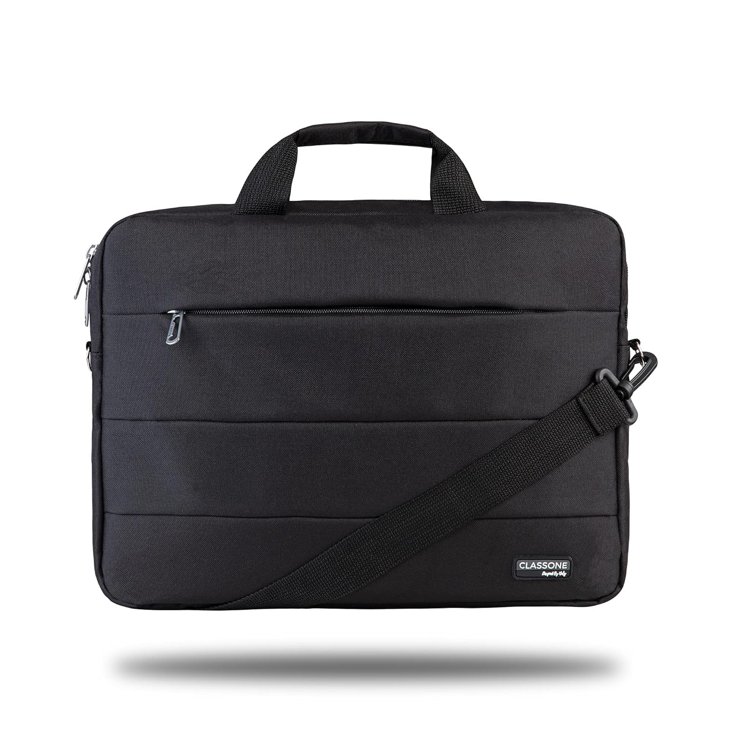Classone Romeo Serisi TL2000 15.6 inch Uyumlu Su Geçirmez Kumaş, Notebook, Laptop , El Çantası- Siyah