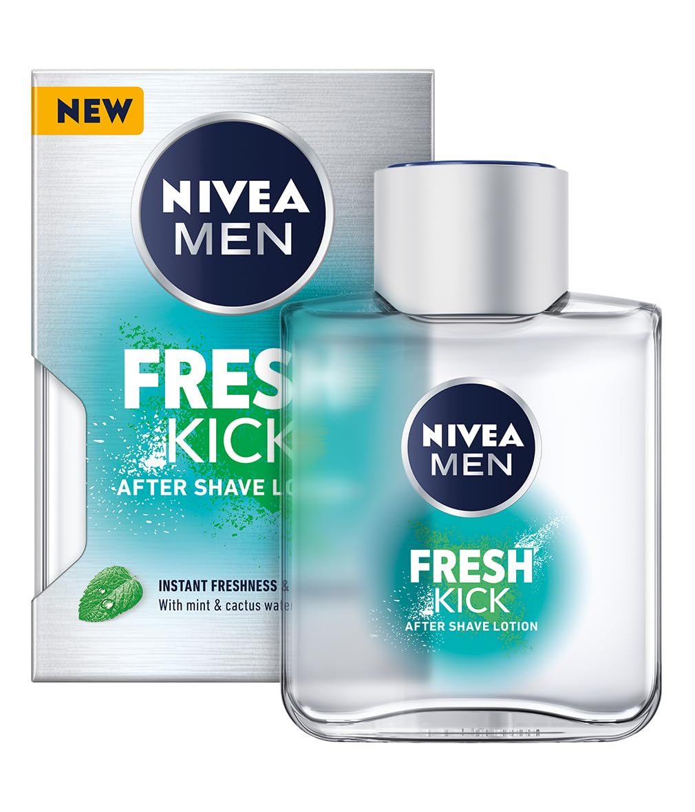 NIVEA Men Cool Kick Fresh Tıraş Sonrası Losyon 100 ml, Serinleten Ferahlık