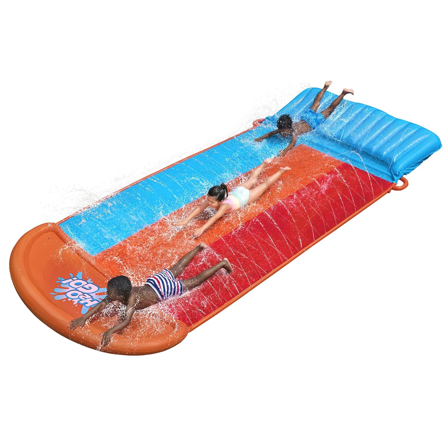 Bestway H2OGO! Tsunami Splash Ramp üçlü kaydırak 488 cm