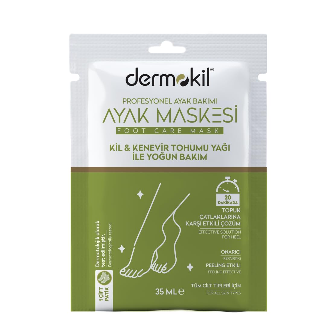 Dermokil Kil & Kenevir Yağli Ayak Maskesi (35 ml)