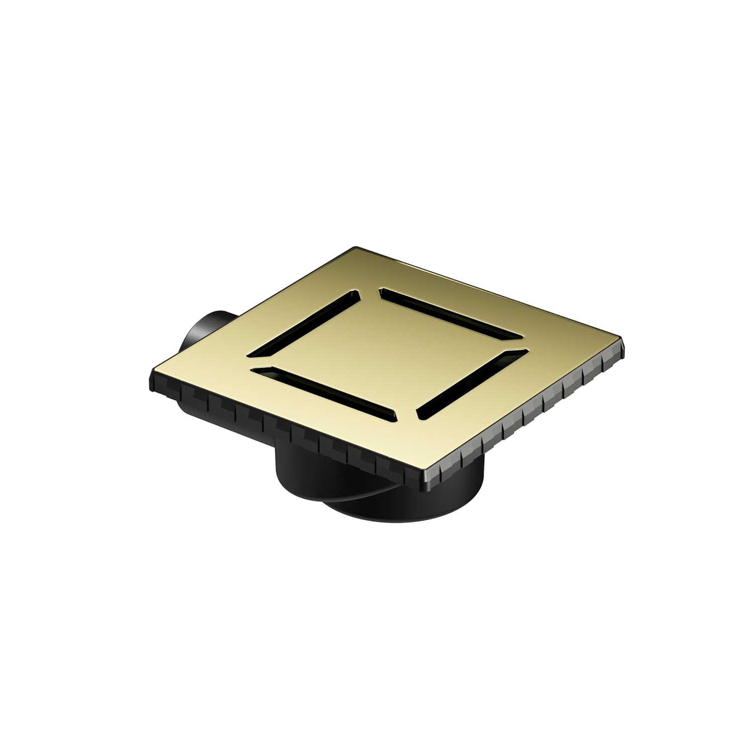 Vitra V-Flow Kare 5606975 Duş Kanalı Yandan Çıkışlı DK 100 Kapak Parlak Altın