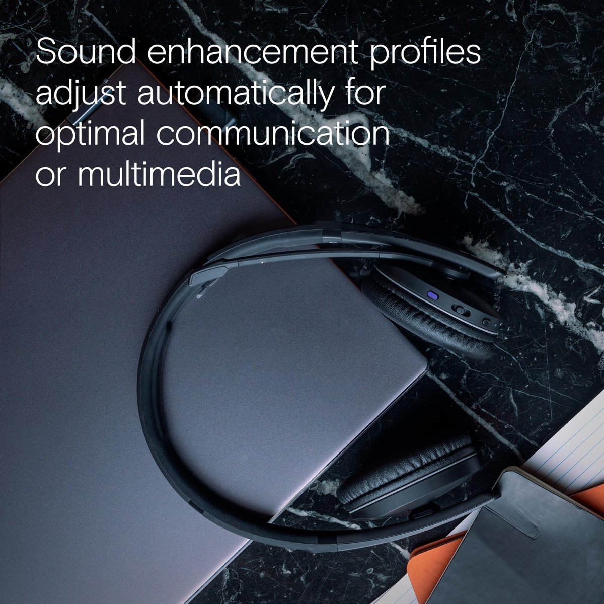 EPOS I SENNHEISER ADAPT 260 - Kulaklık - kulak üstü - Bluetooth - kablosuz - USB - siyah - Microsoft Teams için Sertifikalı, UC için optimize edildi - ADAPT 230, 231, 261 için