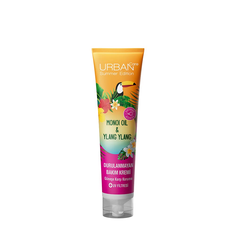 URBAN Care Monoi Yağı & Ylang Ylang Güneş Koruyucu Durulanmayan Bakım Krem 150 ml- Vegan
