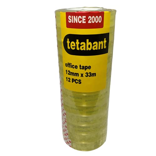 tetabant 12 mm x 33 m KIRTASİYE BANTI-12 ADET