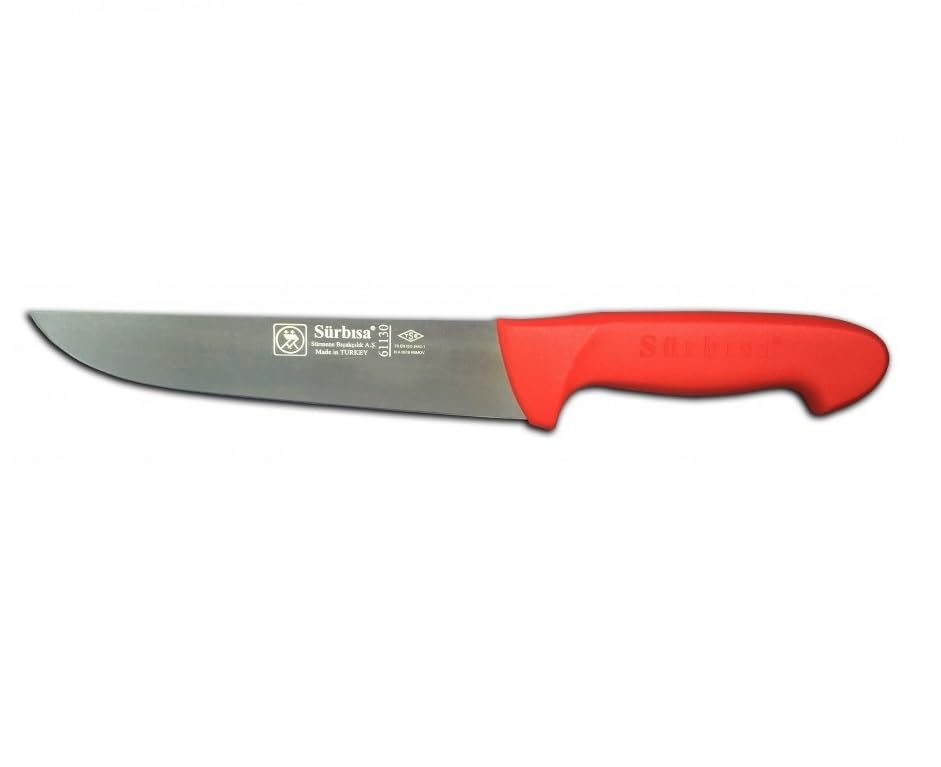 Sürbısa 61130 YÜKSEK KALİTELİ KASAP BIÇAĞI (Kırmızı)