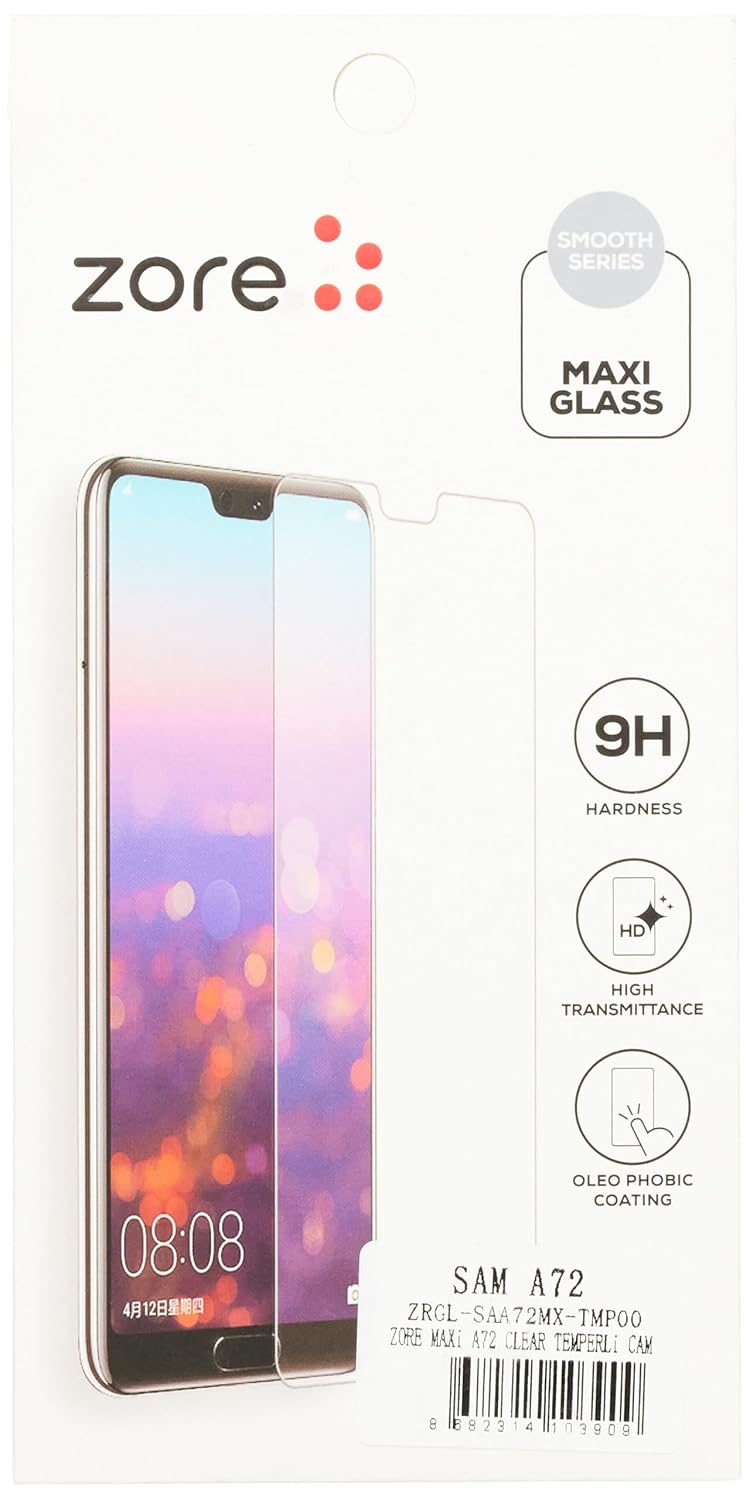 Samsung Galaxy A72 Zore Maxi Glass Temperli Cam Ekran Koruyucu