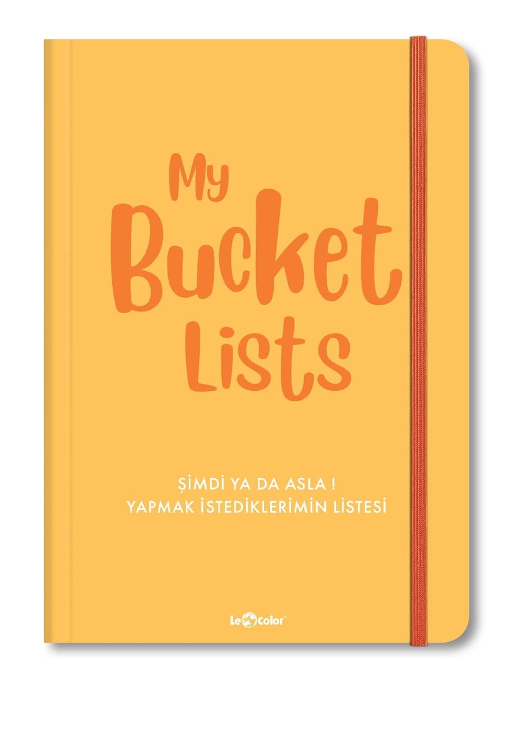 Le Color Motivasyon Hayat Planlayıcı Resimli Defter Sarı