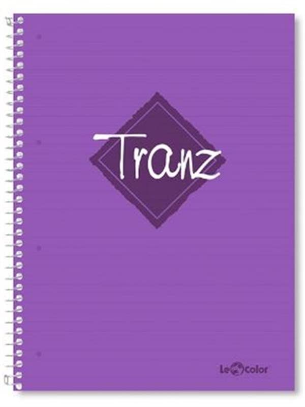 Le Color A5 Defter Çizgili 200 syf Mor Tranz