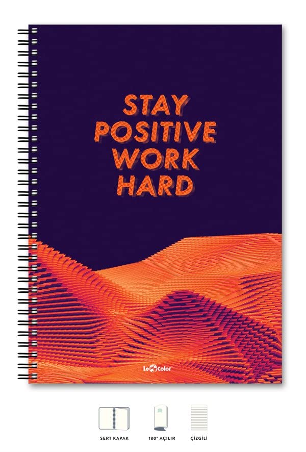 Le Color A4 Defter Çizgili 200 syf Stay Energy