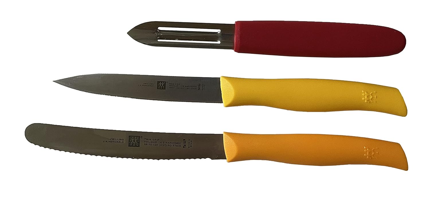 Zwilling Twin Grip Bıçak Seti, Paslanmaz Çelik, 3 Parça