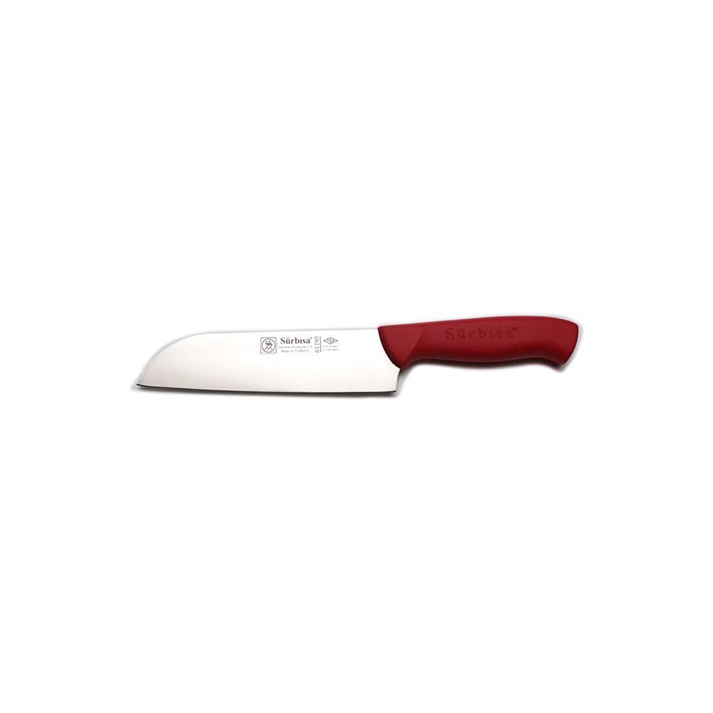 Sürbısa Santoku Şef Bıçağı 61195 (Kırmızı)