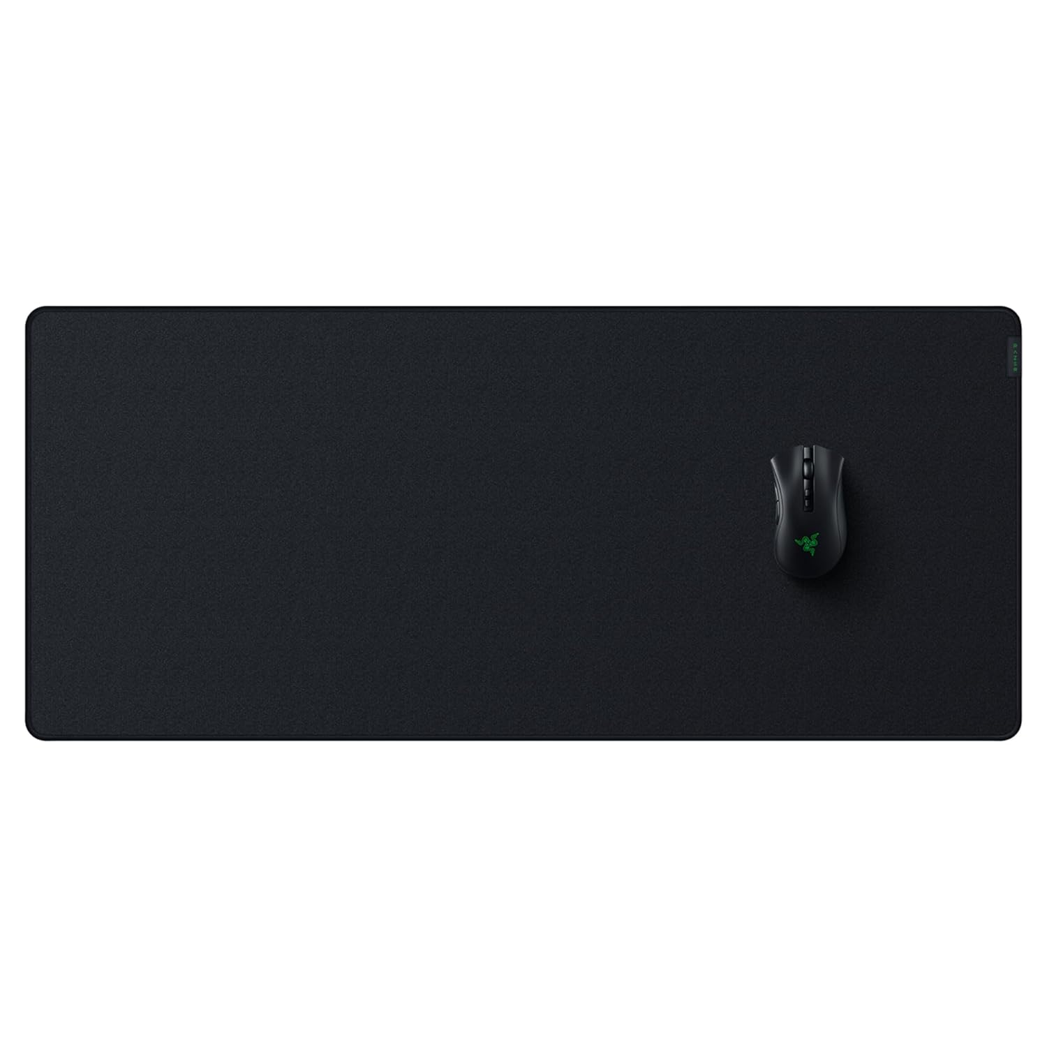 Razer Strider XXL - Yumuşak kaydırmalar için yumuşak alt ve üst kısma sahip hibrit fare altlığı (optik fare sensörleri için optimize edilmiştir, kaymaz) Siyah