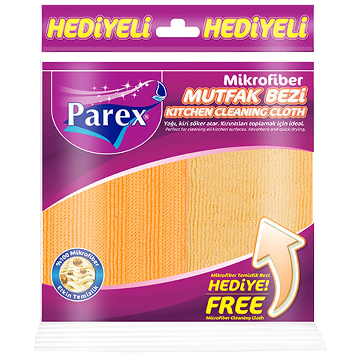 Parex Mikrofiber Mutfak Bezi (mikrofiber Temizlik Bezi Hediye)